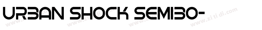 Urban Shock SemiBo字体转换